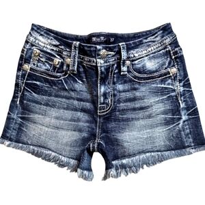 Miss Me LA Curvy Shorts. Women's Size: Waist 27x02.5 Inseam.